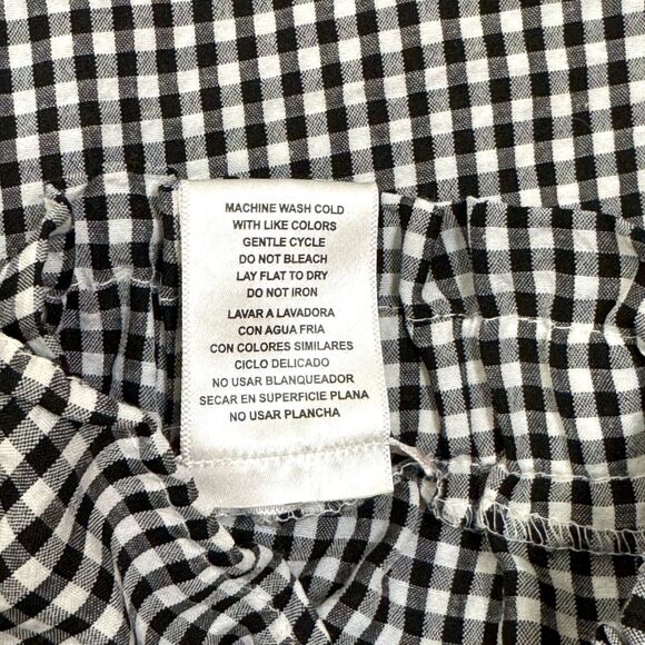 Love Squared Girls Smocked Crop Top Pants Set Gingham Check Ruffle 7 - Picture 7 of 7